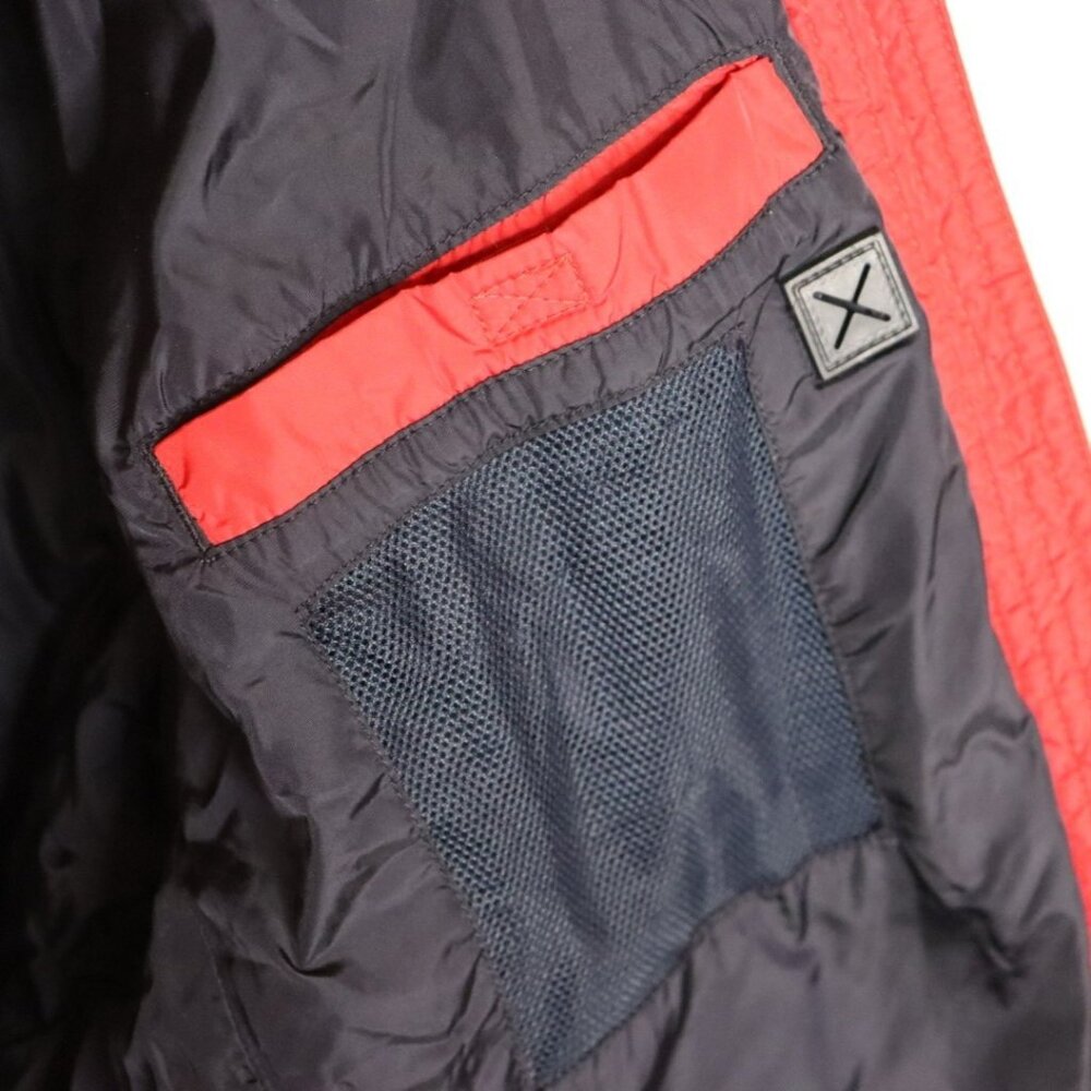 Lands' End Short Cozy Coat Size Small Red Winter Fall Diamond Quilted - Picture 3 of 8